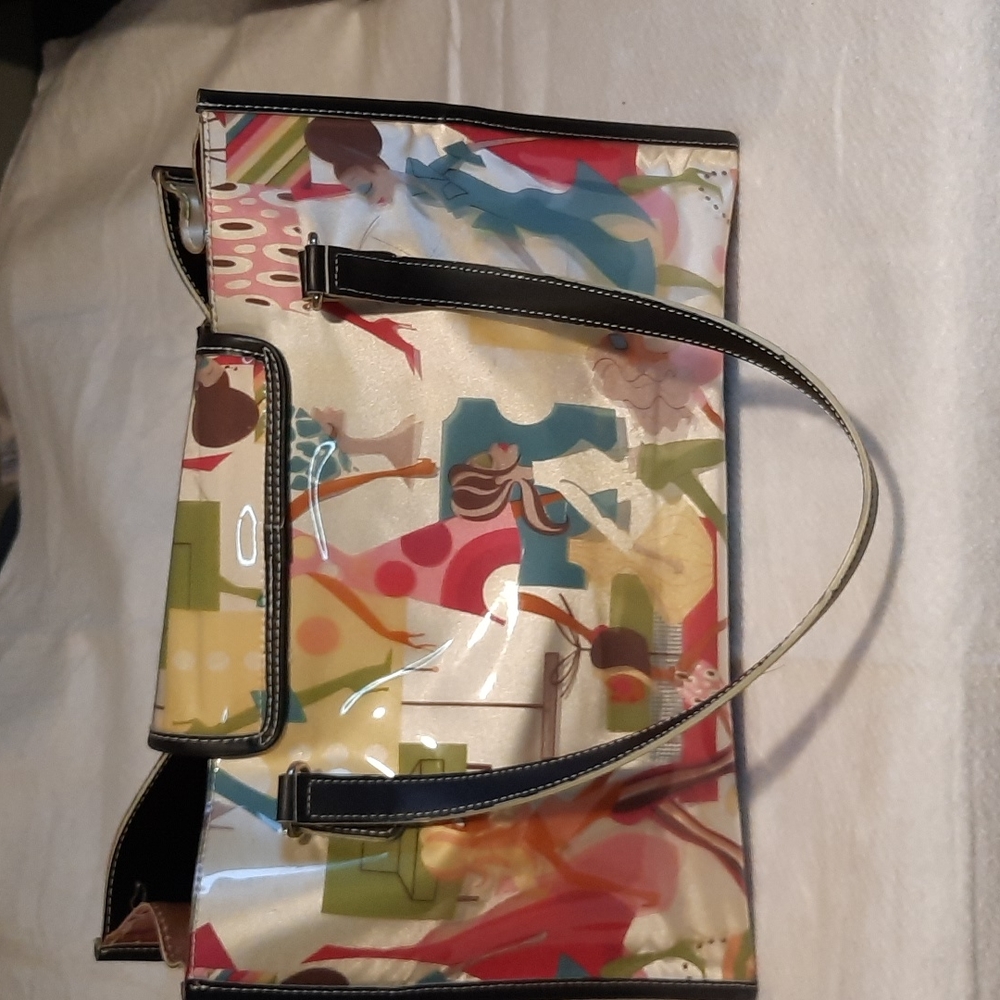 Maxx ladies large print purse w/ coin purse - Picture 2 of 13